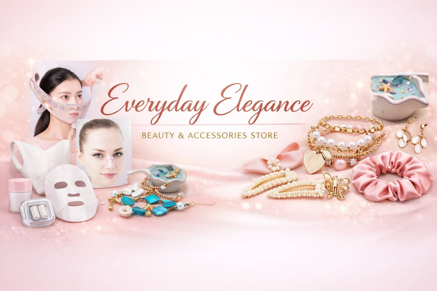Everyday Elegance beauty and accessories banner